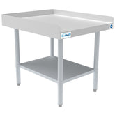 30" x 24" 16-Gauge Stainless Steel Equipment Stand with Galvanized Undershelf, EQT-163024.